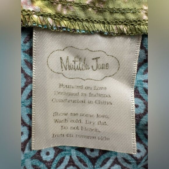 Matilda Jane Leona Dress You and Me Scottie Dog Apron Dress Size 4 - Picture 9 of 16